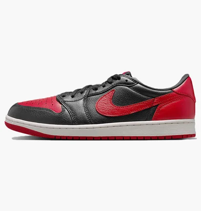 Кроссовки мужские Air Jordan 1 Retro Low Og Banned 2026 Black/Red IW6276-001