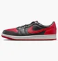 Кроссовки мужские Air Jordan 1 Retro Low Og Banned 2026 Black/Red IW6276-001