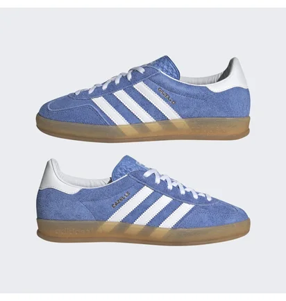 Кроссовки женские Adidas Gazelle Indoor Shoes Blue Hq8717