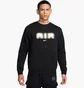 Свитшот мужской Nike Air Fleece Crew-Neck Sweatshirt Black HM0177-010