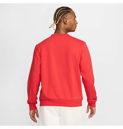 Свитшот мужской Nike Standard Issue MenS Dri-Fit Basketball Crew-Neck Sweatshirt Red FZ0682-657