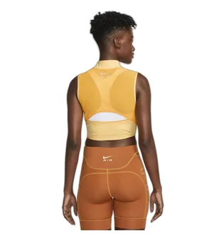 Топ женский Nike Df Air Crop Tank Yellow DX0284-795