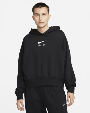 Худи женское Nike Air Fleece Hoodie Black Dq6915-010