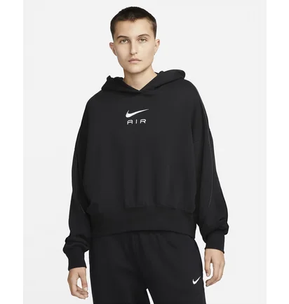 Худі жіноче Nike Air Fleece Hoodie Black Dq6915-010
