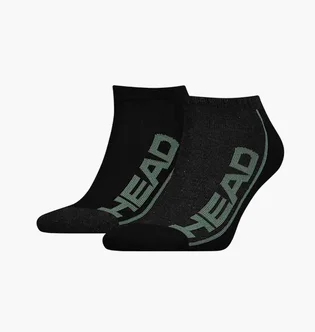 Носки унисекс HEAD Performance Sneaker Black/Green (2 пары) 791018001-164