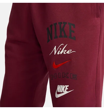 Штаны мужские Nike Club Fleece Stack Gx Bordo FN2643-677
