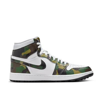 Кросівки чоловічі Air Jordan 1 High Golf White/Olive DQ0660-300