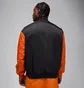 Бомбер мужской Air Jordan Brooklyn Collegiate Varsity Black/Orange HV0099-011