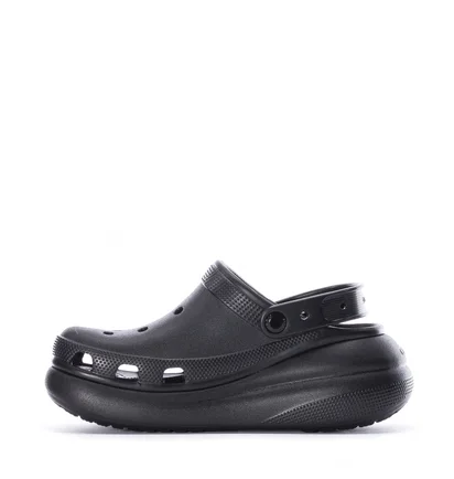 Тапочки женские CROCS Classic Crush Clog Black 207521-001