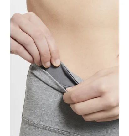 Лосини жіночі Nike W Nk Df Fast Crop Grey CZ9238-084