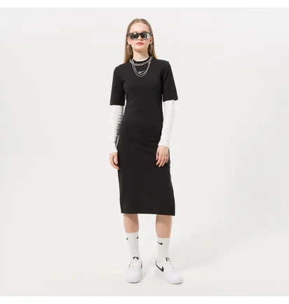 Платье женское Nike Nsw Essntl Midi Dress Black DV7878-010