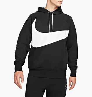 Худи мужское Nike M Nsw Swoosh Tch Flc Po Hd Black DD8222-010