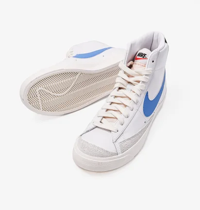 Кроссовки мужские Nike Blazer Mid 77 Vintage White/Blue Bq6806-118