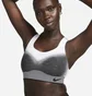 Топ жіночий Nike W Swsh Flyknit Bra White/Grey DQ5119-010