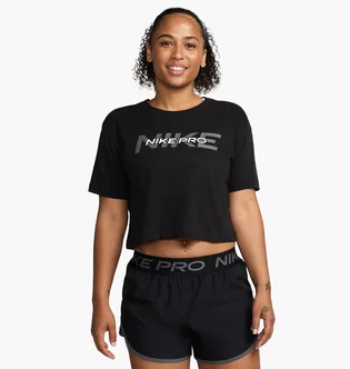 Футболка женская Nike Pro Ss Crp Tee Fa24 Black HF0762-010
