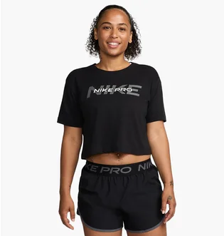 Футболка жіноча Nike Pro Ss Crp Tee Fa24 Black HF0762-010