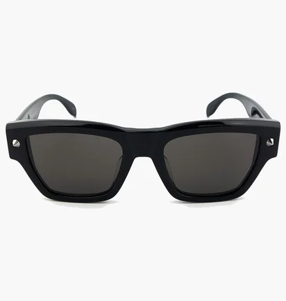 Солнцезащитные очки ALEXANDER MCQUEEN Grey/Black AM0409S-001-53