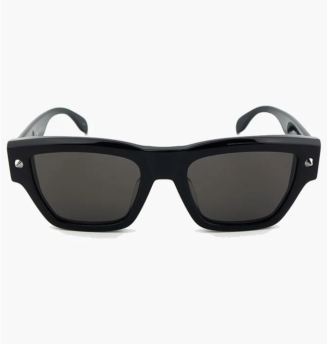 Солнцезащитные очки ALEXANDER MCQUEEN Grey/Black AM0409S-001-53