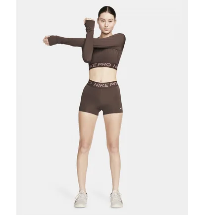 Лонгслив женский Nike Dri-Fit Pro 365 Brown FV5484-237