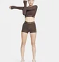 Лонгслив женский Nike Dri-Fit Pro 365 Brown FV5484-237