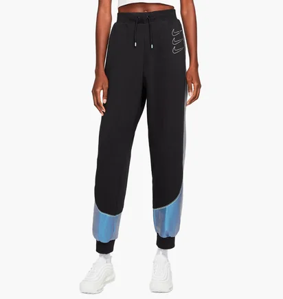 Штаны женские Nike W Nsw Gx Mr Flc Jggr Opal Black DD5129-010