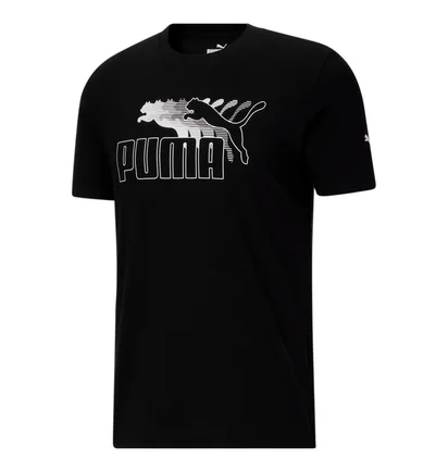 Футболка мужская Puma Logo Repeat Graphic Tee Black 671356-01