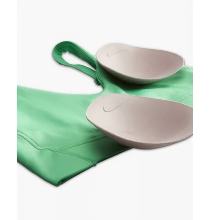 Топ женский Nike Indy Plunge Cutout WomenS Medium-Support Padded Sports Bra Green DV9837-363
