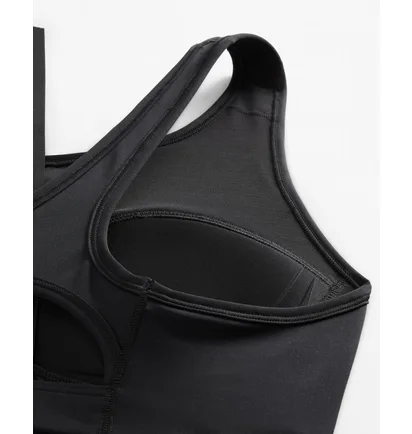 Топ женский Nike Pro Swoosh Asymmetrical Black FV6526-010