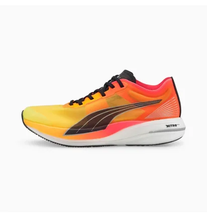 Кроссовки унисекс Puma Deviate Nitro Elite Fireglow Running Shoes Yellow 377603-01