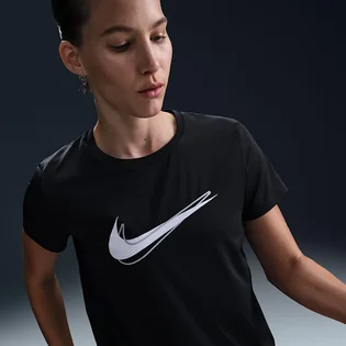Футболка женская Nike One Swsh Hbr Dri-Fit Ss Black HJ2204-010