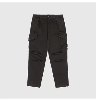 Штаны мужские C.P. Company Stretch Sateen Loose Cargo Pants Black 15CMPA123A-005529G