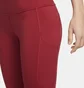 Леггинсы женские Nike Womens Mid-Rise Crop Pocket Running Leggings Red Cn8043-615