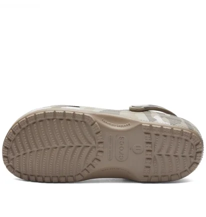 Тапочки чоловічі CROCS Classic Printed Camo Clog Camo/Olive 206454-2ZJ