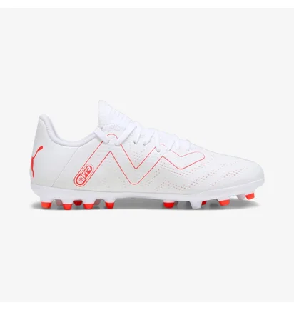 Бутсы унисекс Puma Future Play Mg Youth Football Boots White 107390-01