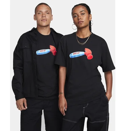Футболка унисекс Nike T-Shirt Sb Black FJ1159-010