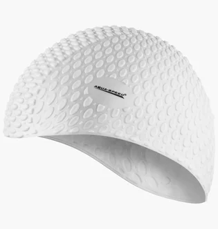 Шапочка для плавания Aqua speed Bubble White 102-05