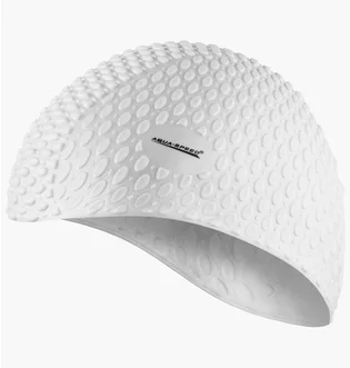 Шапочка для плавання Aqua speed Bubble White 102-05