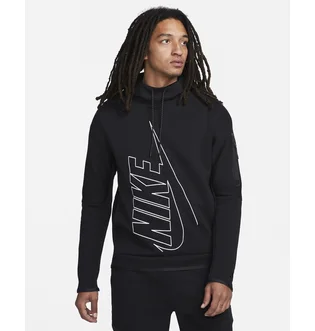 Худи мужское Nike Tch Flc Gx Po Black Dx0577-010