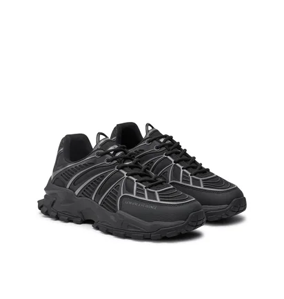 Кроссовки мужские Armani Exchange Sneakers Black XUX238-XV907-U314