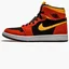 Кроссовки мужские Air Jordan 1 High Zoom Cmft Black/Orange CT0978-006