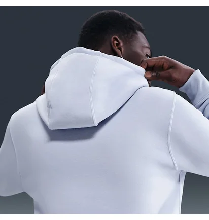 Толстовка чоловіча Nike Club Fleece Full-Zip Hoodie Blue FN3861-057
