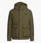 Куртка мужская Adidas Utilitas 3-Stripes Hooded Jacket Olive GT1691