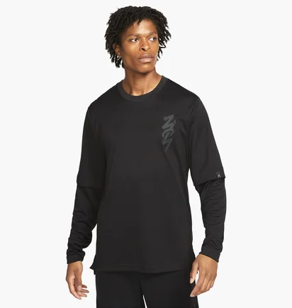 Лонгслів чоловічий Nike Mens Long-Sleeve Shooting Shirt Black DJ5871-010