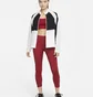 Леггинсы женские Nike Womens Mid-Rise Crop Pocket Running Leggings Red Cn8043-615