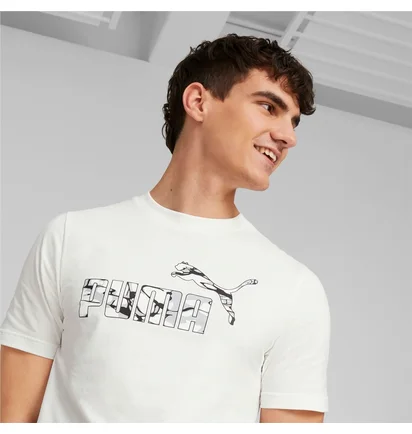 Футболка мужская Puma Summer Splash Graphic White 677095-02