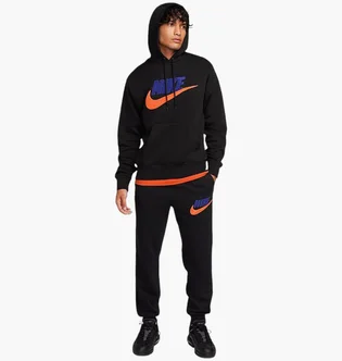 Спортивный костюм мужской Nike M Nk Club Bb Po Chnl Ftra Black FN3104-010__FN3094-010