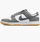 Кроссовки мужские Nike Dunk Low White/Grey FV0389-100