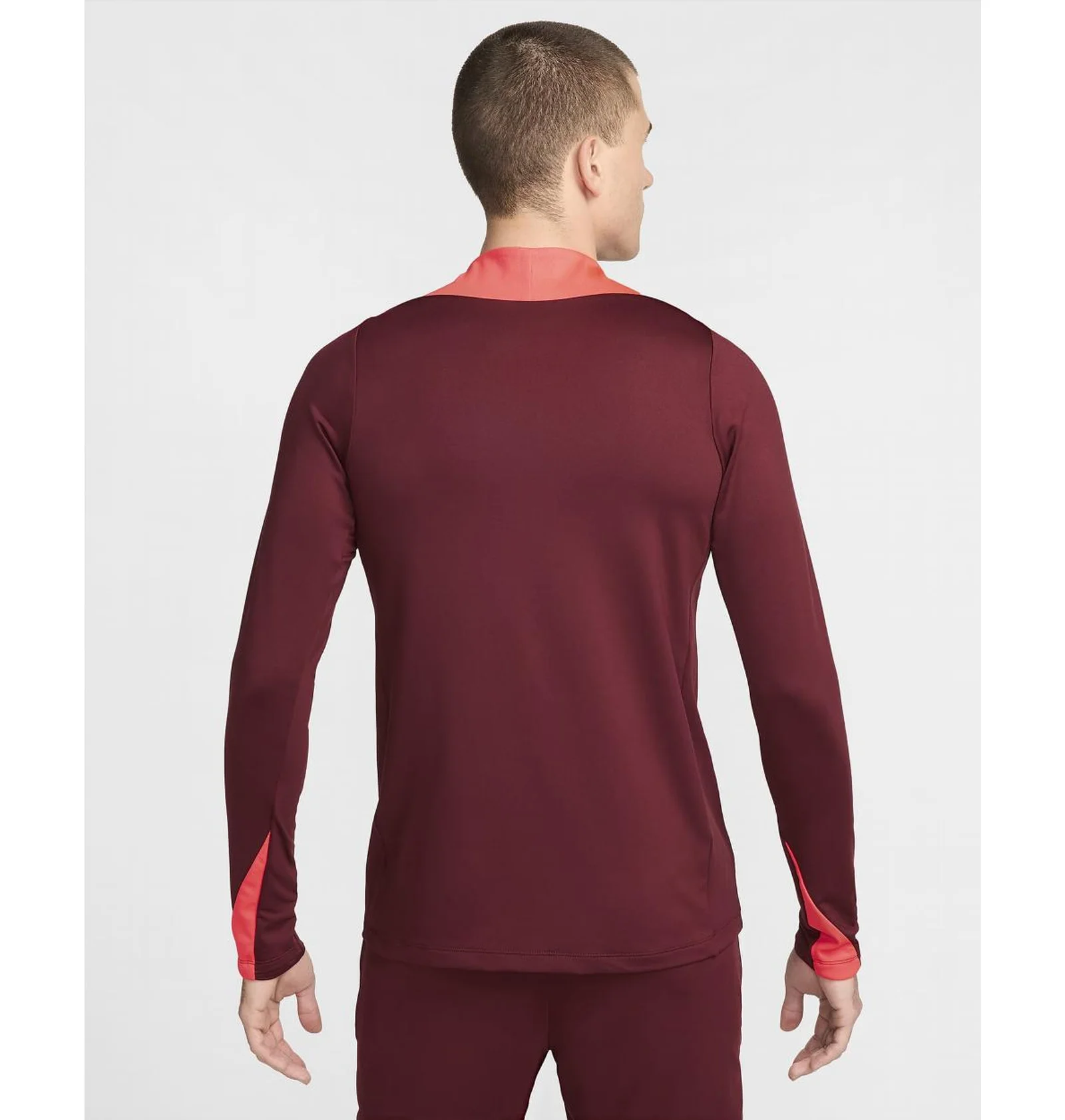 ᐉ Лонгслив мужской Nike Dri-Fit Polska Strike Bordo FQ8627-678