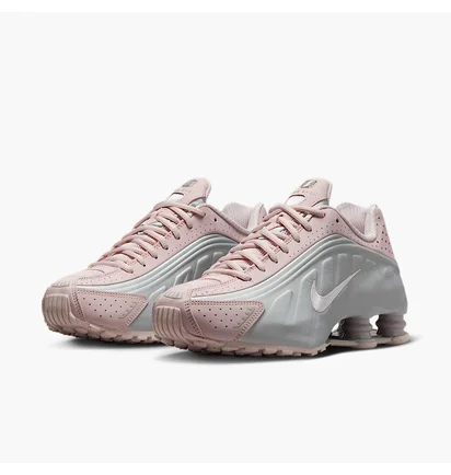 Кроссовки женские Nike Shox R4 Metallic/Pink AR3565-600