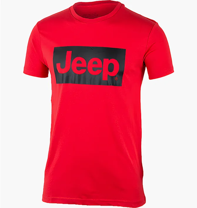 Футболка мужская Jeep T-Shirt Contours Red O102581-R699